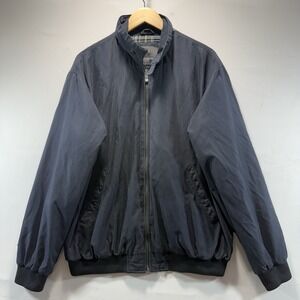 Weatherproof Performance Jacket Men's L Navy Blue Full Zip Windbreaker